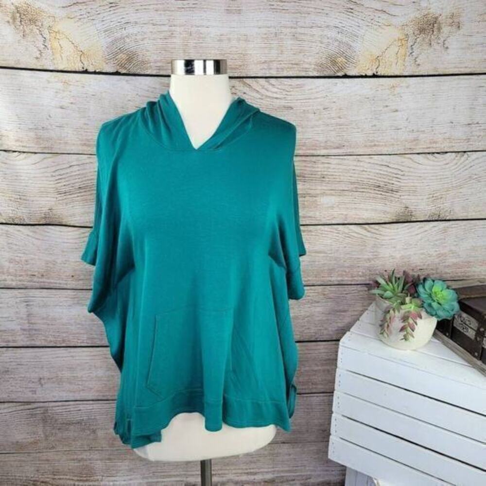 Splendid Women's Short Sleeve Hooded Oversized Top 12